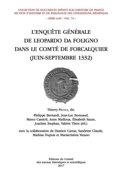 Illustration Enquêter, écrire, éditer. L’enquête Leopardo et la collection des Documents inédits sur l’histoire de France